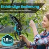 6+8 Zoll Akku-Kettensäge,Bürstenloser Motor Baumsäge, 2in1 Produktbild-Vorschau 7