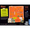 The back of a KOSMOS Rex - The Dino Bot experiment kit box, showing the contents and promotional text. Náhled obrázku produktu