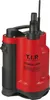 A red and black submersible pump against a white background. Anteprima dell’immagine prodotto
