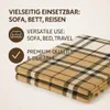 Betz Kuscheldecke MODENA 150x200cm Farbe Karo braun Produktbild-Vorschau 6