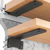 Supporti per scaffali da parete in metallo, resistenti, set Anteprima dell’immagine prodotto 1