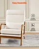 Chaise d'accentuation VEVOR Fauteuil moderne à haut dossier Voir les images du produit 7