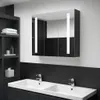 vidaXL LED zrcadlová skříňka do koupelny 89x14x62 cm Náhled obrázku produktu 2