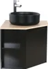 Mobile lavabo angolare SORRENTO + lavabo nero Anteprima dell’immagine prodotto 2