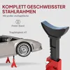 HOMCOM Cavallo di sostegno, portata 6 tonnellate, 2 pezzi, Anteprima dell’immagine prodotto 6