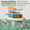 COSTWAY Mop+wiadro 4L, mop płaski z wyciskaczem, głowica Podgląd zdjęcia produktu 5
