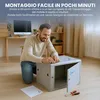 Extralink Armadio Rack 19", 6U, 600x600 mm, Grigio, Porta Anteprima dell’immagine prodotto 2