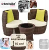 TecTake 403140, Černá, Hnědá, 2 sedadlo/sedadel, Dospělí a Náhled obrázku produktu 4