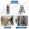COSTWAY 2in1 Sackkarre & Trittleiter klappbar, 2 Räder Produktbild-Vorschau 4