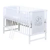 Baby-Delux Babybett Gitterbett Mia weiß 120x60 Bettset Produktbild-Vorschau 2