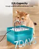 Automatischer Katzenbrunnen 2,2L Trinkbrunnen für Katzen & Produktbild-Vorschau 3