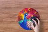 MuchoWow® Mauspad Mousepad Gemälde - Vogel - Pfau - Produktbild-Vorschau 3