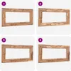 vidaXL Dekorativer Spiegel Teak 120 x 60 cm Rechteckig Produktbild-Vorschau 6