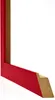 A close-up, angled view of a red picture frame corner. Produktbild-Vorschau