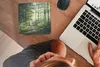 MuchoWow® Mauspad Mousepad Wald - Licht - Weg 20x20 cm - Produktbild-Vorschau 3