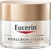 A product shot of a Eucerin Hyaluron-Filler + Elasticity cream jar. Produktbild-Vorschau