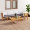 set da giardino da 8 pezzi con cuscini in legno massiccio Anteprima dell’immagine prodotto 12