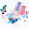 1 Set Dollhouse Miniatur Summer Beach Set Simuliertes Mini Produktbild-Vorschau 3