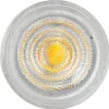 A top-down view of an LED light bulb. Produktbild-Vorschau