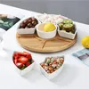 Snack Platte Snacktablett Drehbares Dip-Set Snack-Teller Produktbild-Vorschau 12
