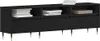 vidaXL Meuble TV noir imitation chêne 150 x 30 x 44,5 cm Voir les images du produit 2