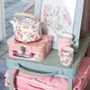 Clayre & Eef Tasse 100 ml Rosa Porzellan Blumen Náhľad obrázku produktu 2