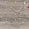 com-four® Fischernetz mit Muscheln 150 x 150 cm - zur Produktbild-Vorschau 2