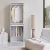 sweeek - Ankleidemodul mit Garderobe und Hosenhalter - Weiß Produktbild-Vorschau 3