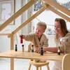 Petite Amélie Kinderschreibtisch Haus Maison - Natur Produktbild-Vorschau 7