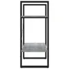 VidaXL 821307, Szary, Dąb, Metal, Drewno, 600 mm, 300 mm, Podgląd zdjęcia produktu 6