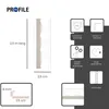 ProfileXXL PVC Abschlussprofil, Abschlussleiste, Produktbild-Vorschau 2