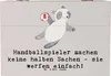 Mr. & Mrs. Panda Box Handball Wurf 22 x 15 cm - Grau Produktbild-Vorschau 1