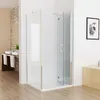 Duschkabine Falttür Eckeinstieg Dusche 180° Schwingtür Produktbild-Vorschau 2