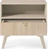 Nachttisch Silva 54 cm in Sand Beige mit Produktbild-Vorschau 3