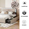 INONEFT Doppelbett Polsterbett 160x200cm, Stauraumbett mit Produktbild-Vorschau 7
