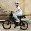 Bici elettrica TIETIE E5 48V20Ah 80km 14x3.0" Colore Nero Anteprima dell’immagine prodotto 7