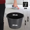 KADAX Baueimer "Bado", Eimer, Mörtelkübel, Putzeimer, Produktbild-Vorschau 2