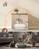 SONGMICS HOME Katzenklo-Schrank, Snapsemble – superschnelle Produktbild-Vorschau 4