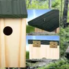 4er Set Nistkasten Nisthöhle aus Massiv Holz für kleine Produktbild-Vorschau 7