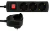REV Steckdosenleiste 3+1-fach 2m + Schalter schwarz Produktbild-Vorschau 3