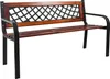 ProGarden 41923 Zahradní lavička 120 cm tmavě hnědá Náhled obrázku produktu 2