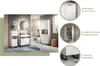 Mobiletto specchio da bagno Riff Ø70cm 1 anta bianco. Anteprima dell’immagine prodotto 9