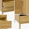 sweeek - Kleiderschrank im Vintage-Stil mit Holzdekor, 2 Produktbild-Vorschau 4