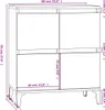 vidaXL Sideboard Weiß 60x35x70 cm Holzwerkstoff Produktbild-Vorschau 7