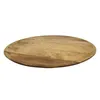 Holzteller Dekoteller rund hellbraun 37 cm Kerzenteller Produktbild-Vorschau 8