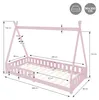 ML-Design Kinderbett Tipi 90x200 cm mit Matratze, Produktbild-Vorschau 7