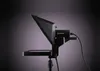 A side view of a black teleprompter device mounted on a tripod against a gradient background. Náhľad obrázku produktu