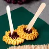 Forchette in legno per patatine fritte, 8,5 cm, 50 pezzi. Anteprima dell’immagine prodotto 5
