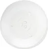 A clear, top-down view of a round, clear glass microwave turntable plate on a white background. Náhľad obrázku produktu
