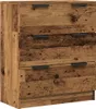 vidaXL Príborník vzhľad starého dreva 60x30x70 cm materiál Náhľad obrázku produktu 2